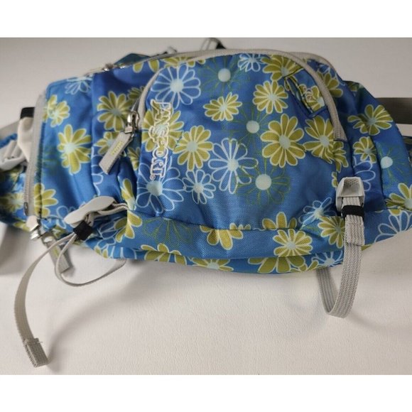 Jansport Hiking Back Hip Fanny Pack Bottle Holder Pockets Backpack w/ Strap - Picture 3 of 9